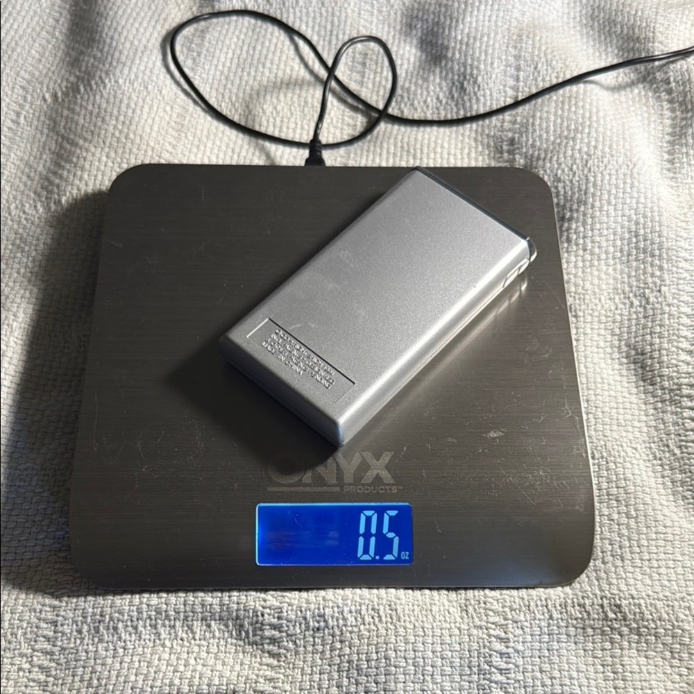 Onyx Silver Portable Scale for small items used but still works